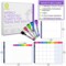 QUOKKA Magnetic Chore Chart for Adults and Multiple Kids - Routine Chart Board for Family Calendar | Weekly Tasks | Montly Planner | Daily Notes | - Behavior Reward Dry Erase Schedule | Family Calendar